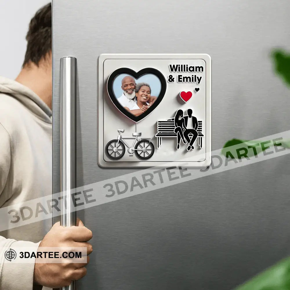 Couple Fridge Magnet - Personalized