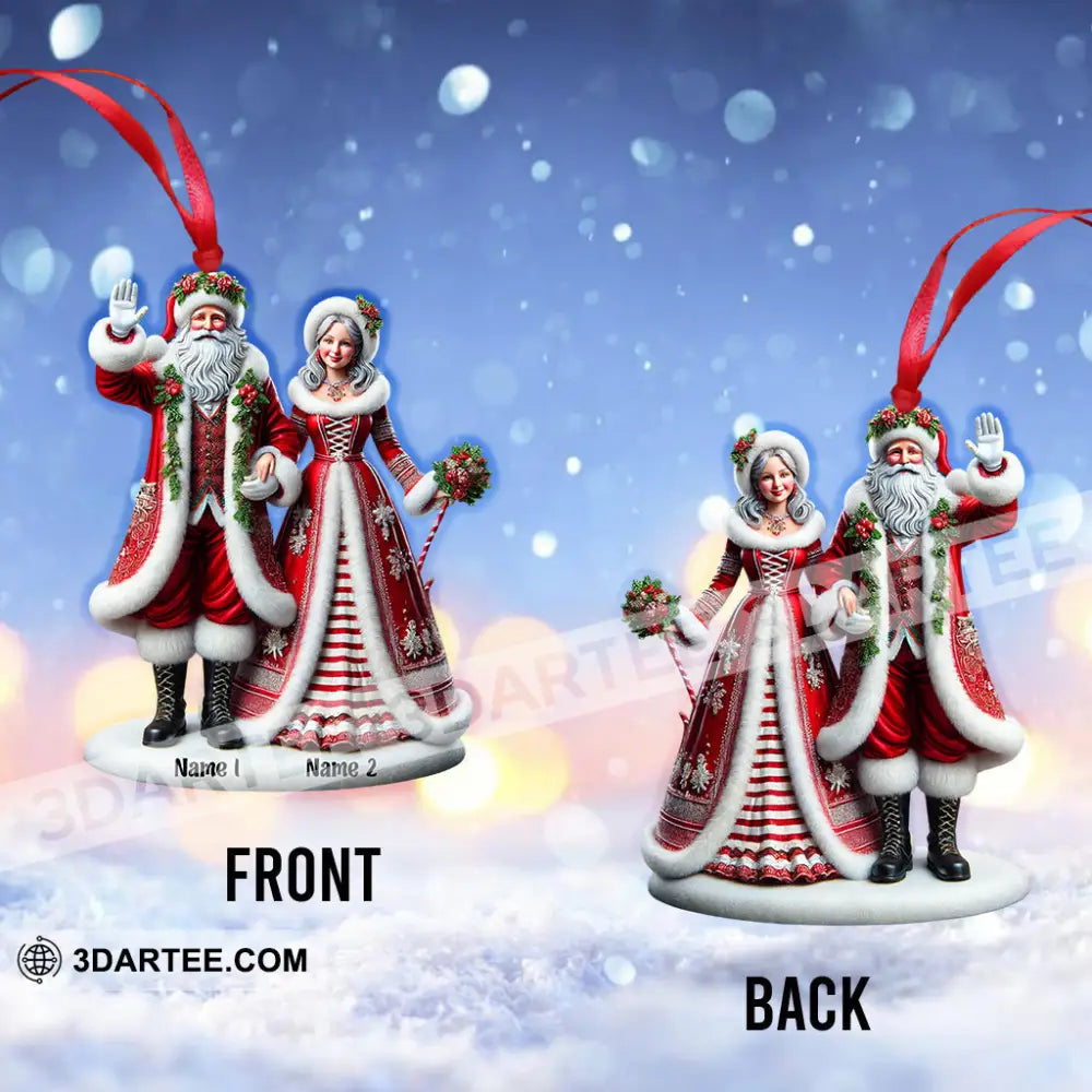 Couple Home Decor Christmas Ornament Personalized Ornament Ornament
