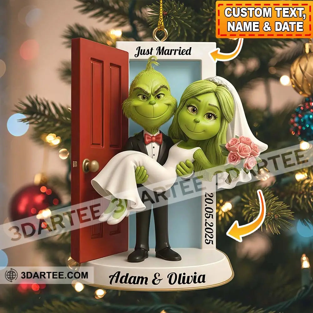 Couple Home Decor Christmas Ornament Personalized Ornament Ornament