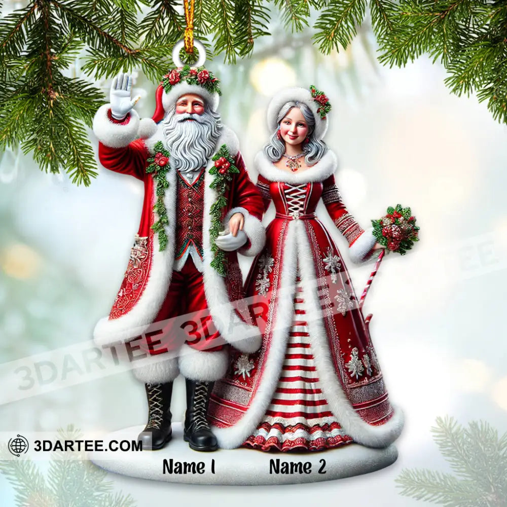 Couple Home Decor Christmas Ornament Personalized Ornament Ornament