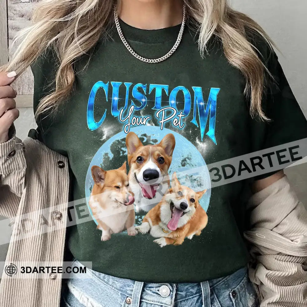 Custom Background And Name Pet Lover Shirt - Personalized Hoodie Apparel