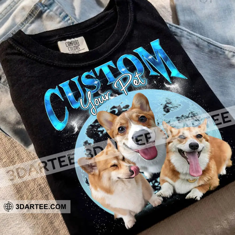 Custom Background And Name Pet Lover Shirt - Personalized Hoodie Apparel