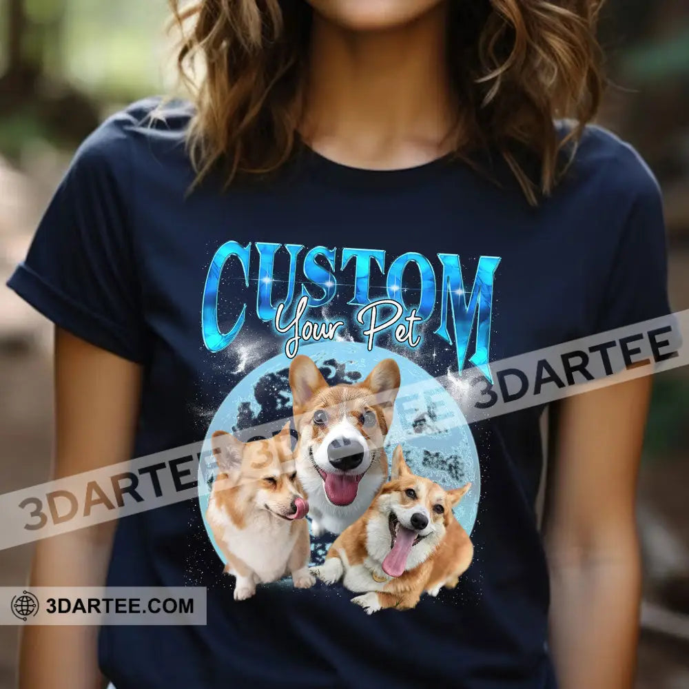 Custom Background And Name Pet Lover Shirt - Personalized Hoodie Apparel