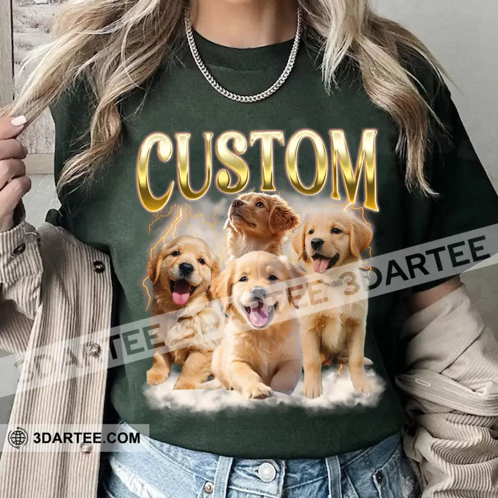 Custom Background And Name Pet Lover Shirt - Personalized Hoodie Apparel