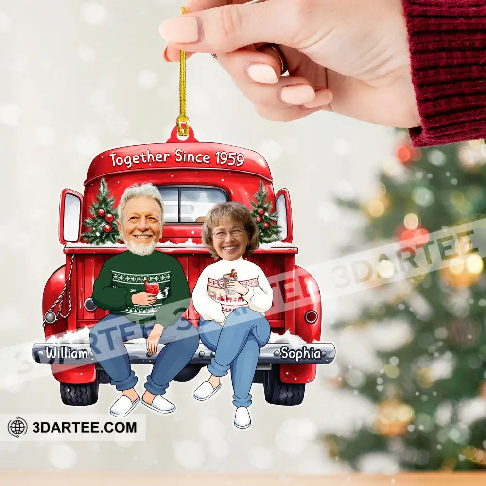 Custom Couple Christmas Ornament Personalized Ornament Ornament