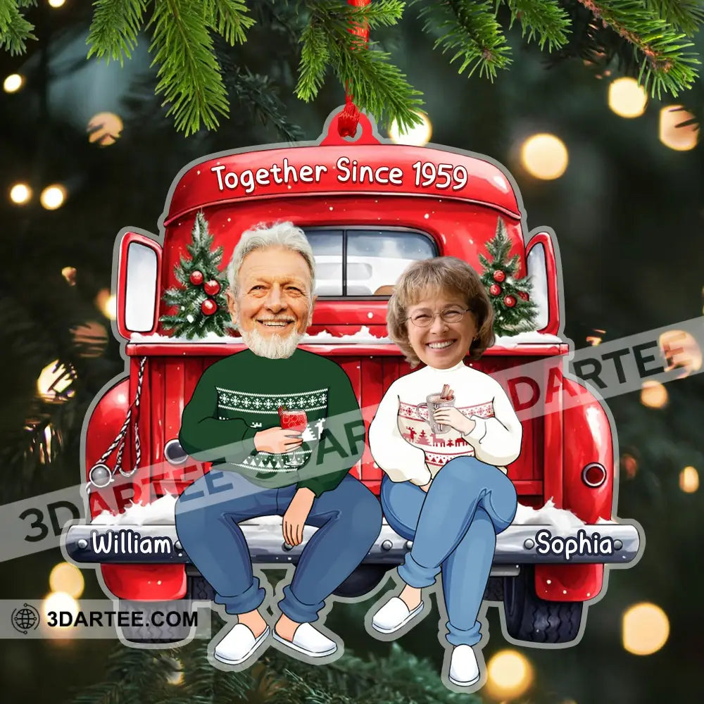 Custom Couple Christmas Ornament Personalized Ornament Ornament