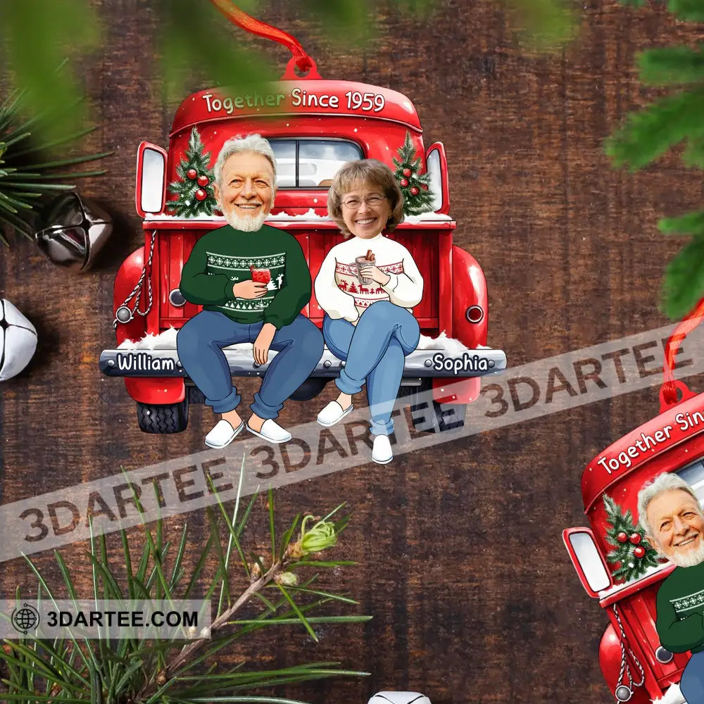 Custom Couple Christmas Ornament Personalized Ornament Ornament