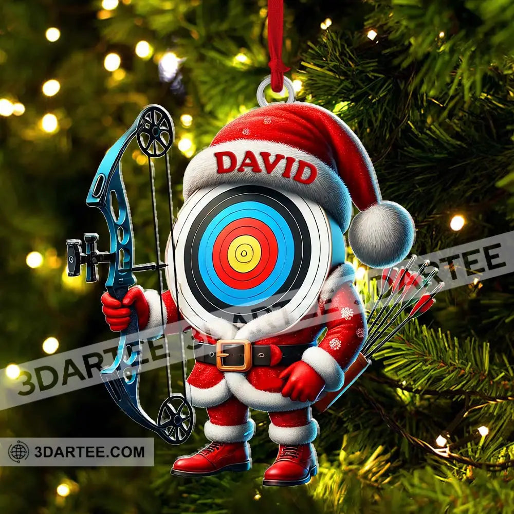 Custom Name Archery Ornament Christmas Gift Decoration