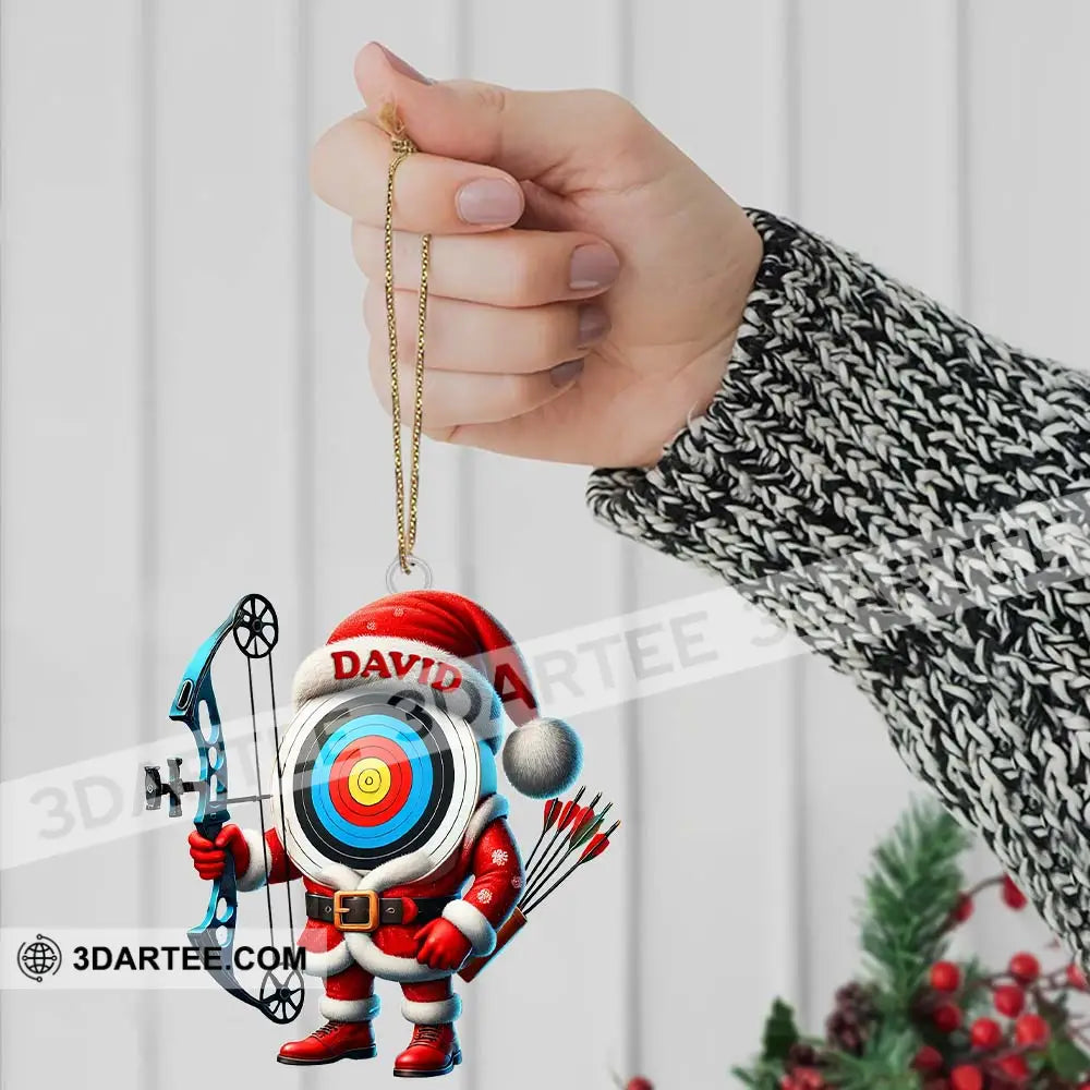 Custom Name Archery Ornament Christmas Gift Decoration