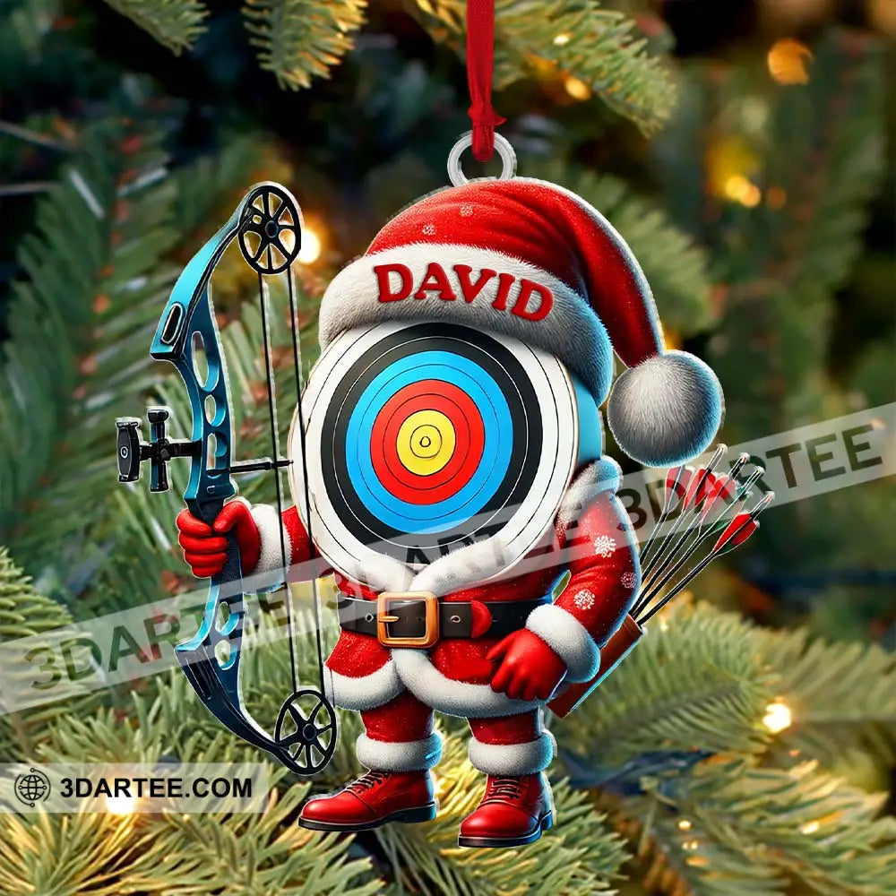 Custom Name Archery Ornament Christmas Gift Decoration