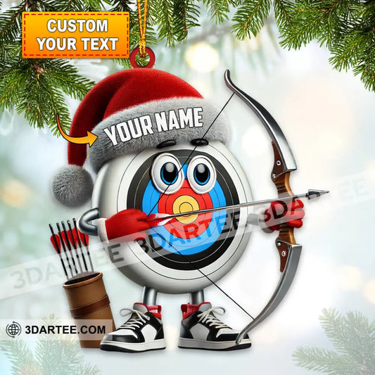 Custom Name Archery Ornament Christmas Gift Decoration