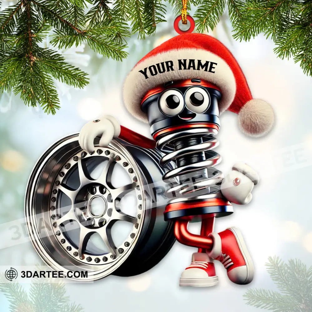 Custom Name Auto Repairman Ornament Christmas Gift 3.54’’ / 1
