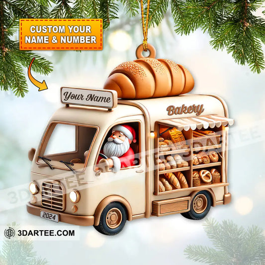 Custom Name Bakery Store Ornament Christmas Decoration