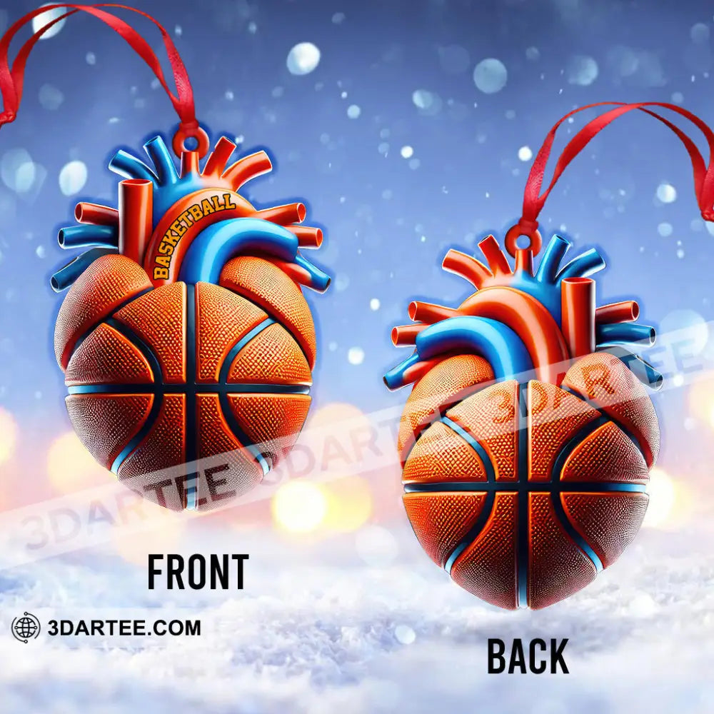 Custom Name Basketball Ornament Lover Christmas Gift