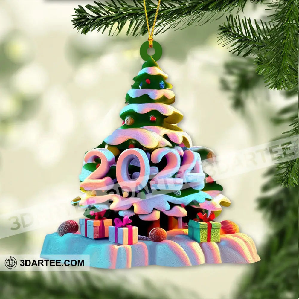 Custom Name Christmas Tree Ornament Christmas Gift 3.54’’ / 1 Ornament Ornament