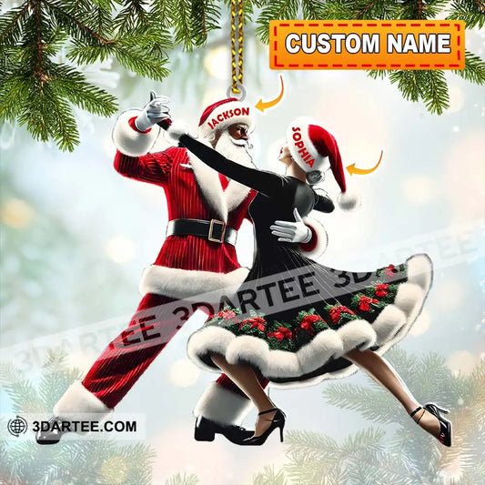 Custom Name Couple Dance Ornament Christmas Gift