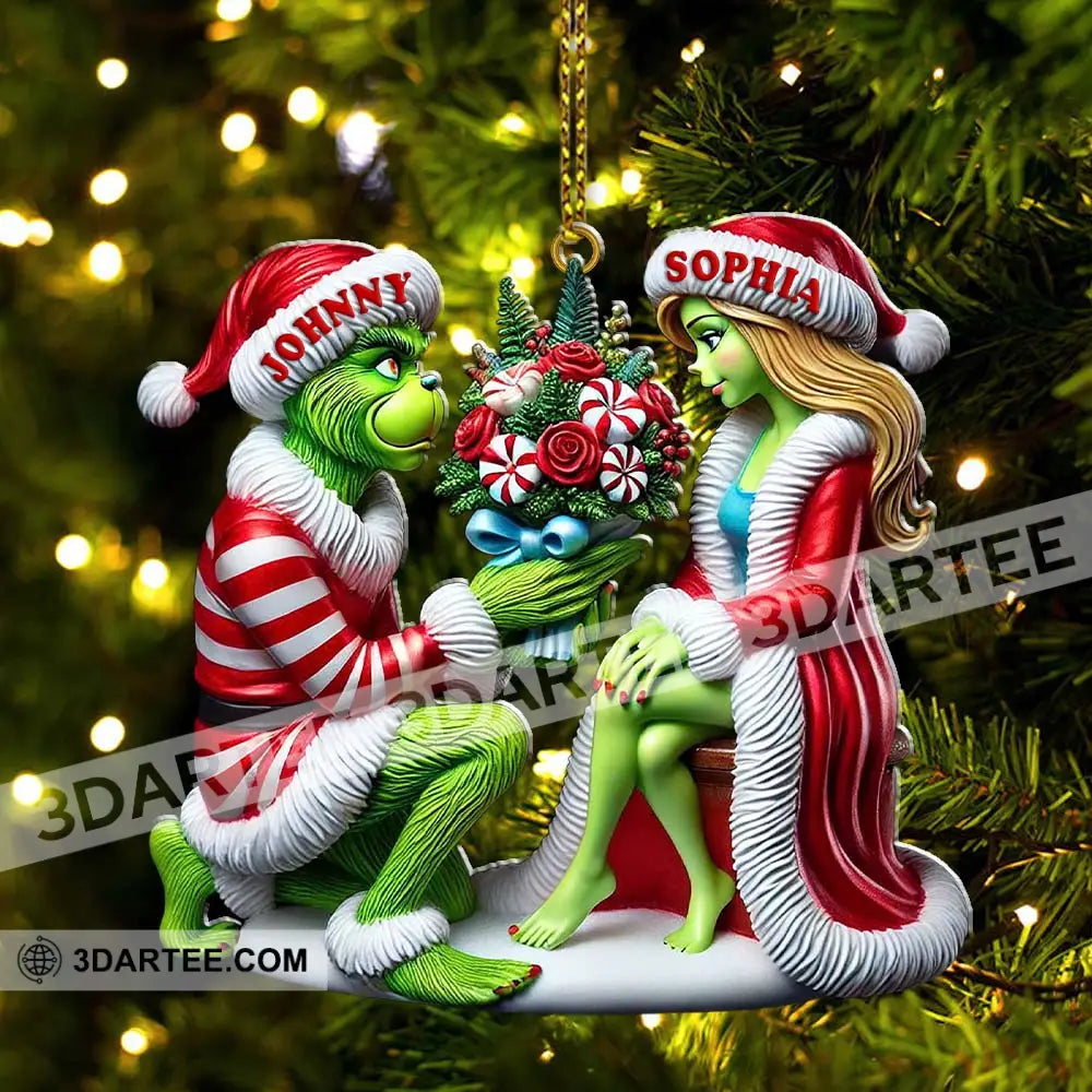 Custom Name Couple Ornament Christmas Gift