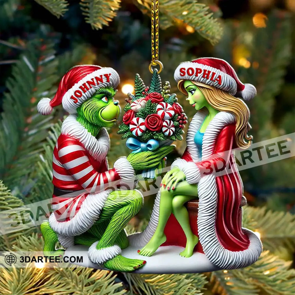 Custom Name Couple Ornament Christmas Gift