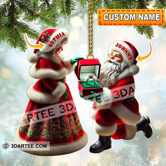 Custom Name Couple Ornament Christmas Gift