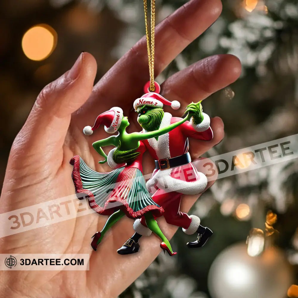 Custom Name Dance Sport Christmas Ornament Couple Gift