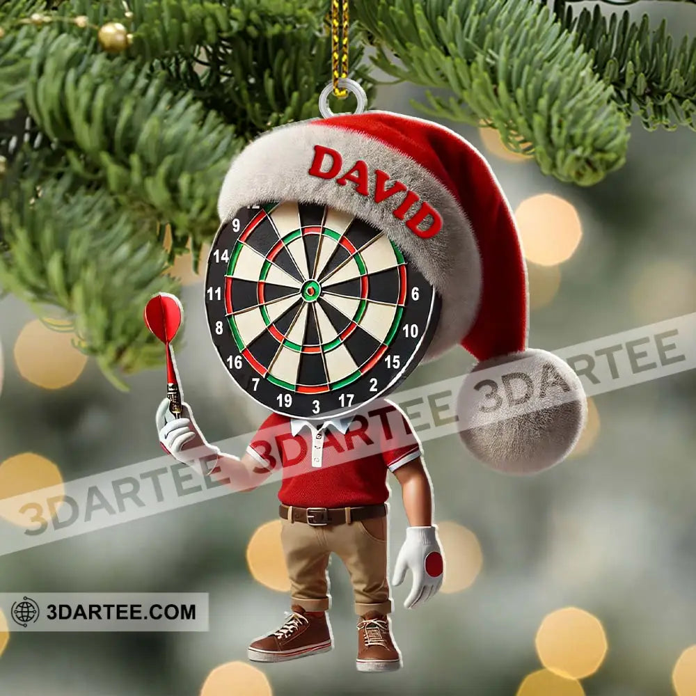 Custom Name Dart Ornament Christmas Gift Decoration