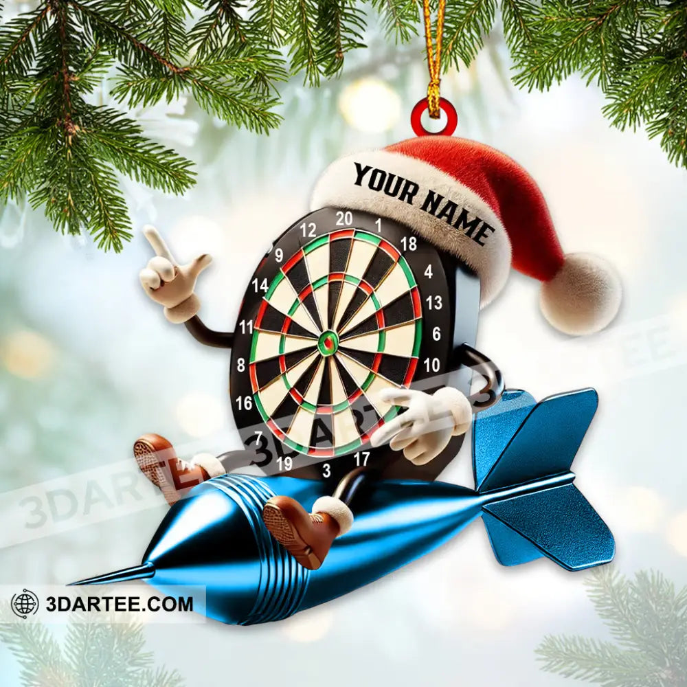 Custom Name Dart Ornament Lover Christmas Gift