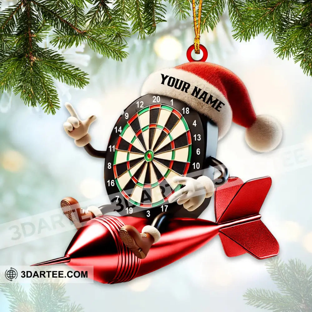 Custom Name Dart Ornament Lover Christmas Gift