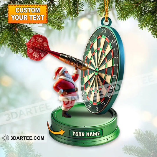 Custom Name Archery Santa Ornament Christmas Gift