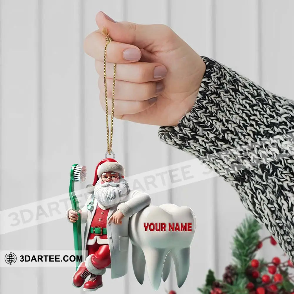 Custom Name Dentist Ornament Christmas Gift