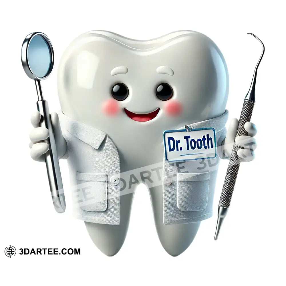 Custom Name Dentist Sticker Gift For 50 Pcs