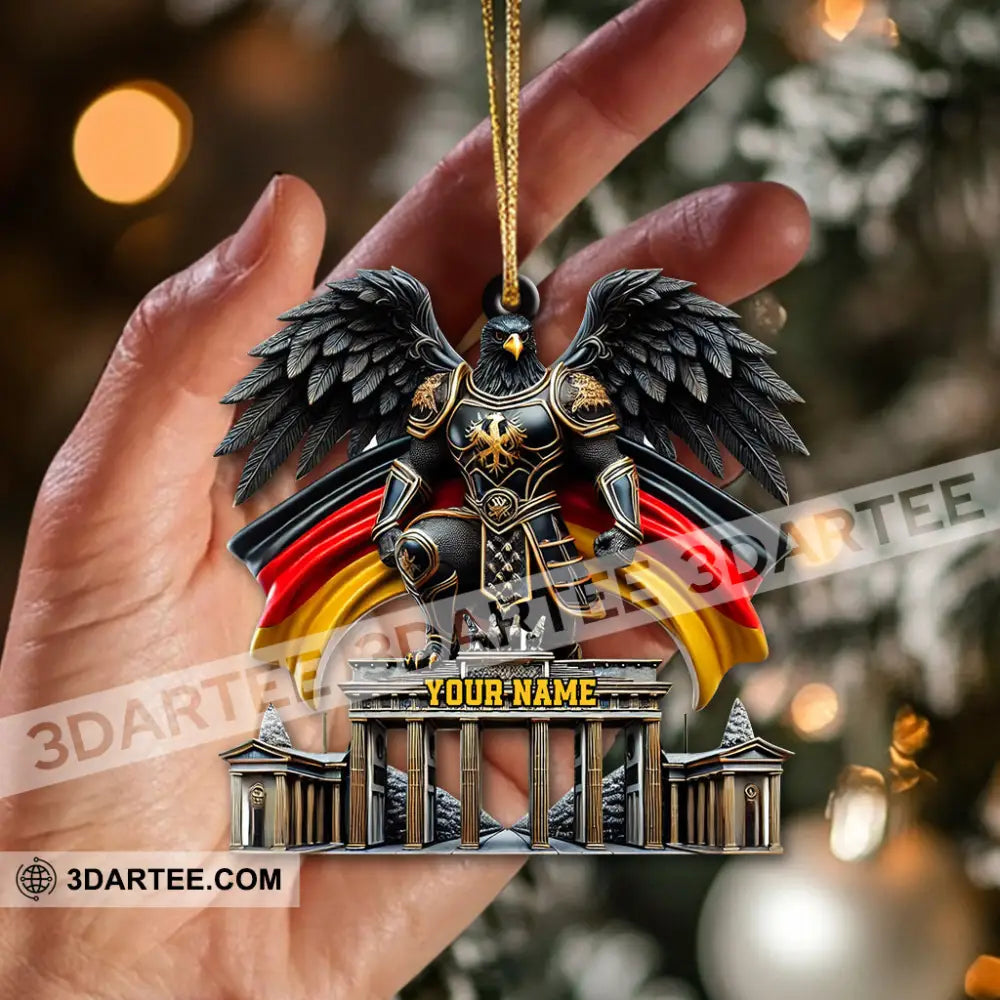 Custom Name Germany Ornament Christmas Gift For Lover