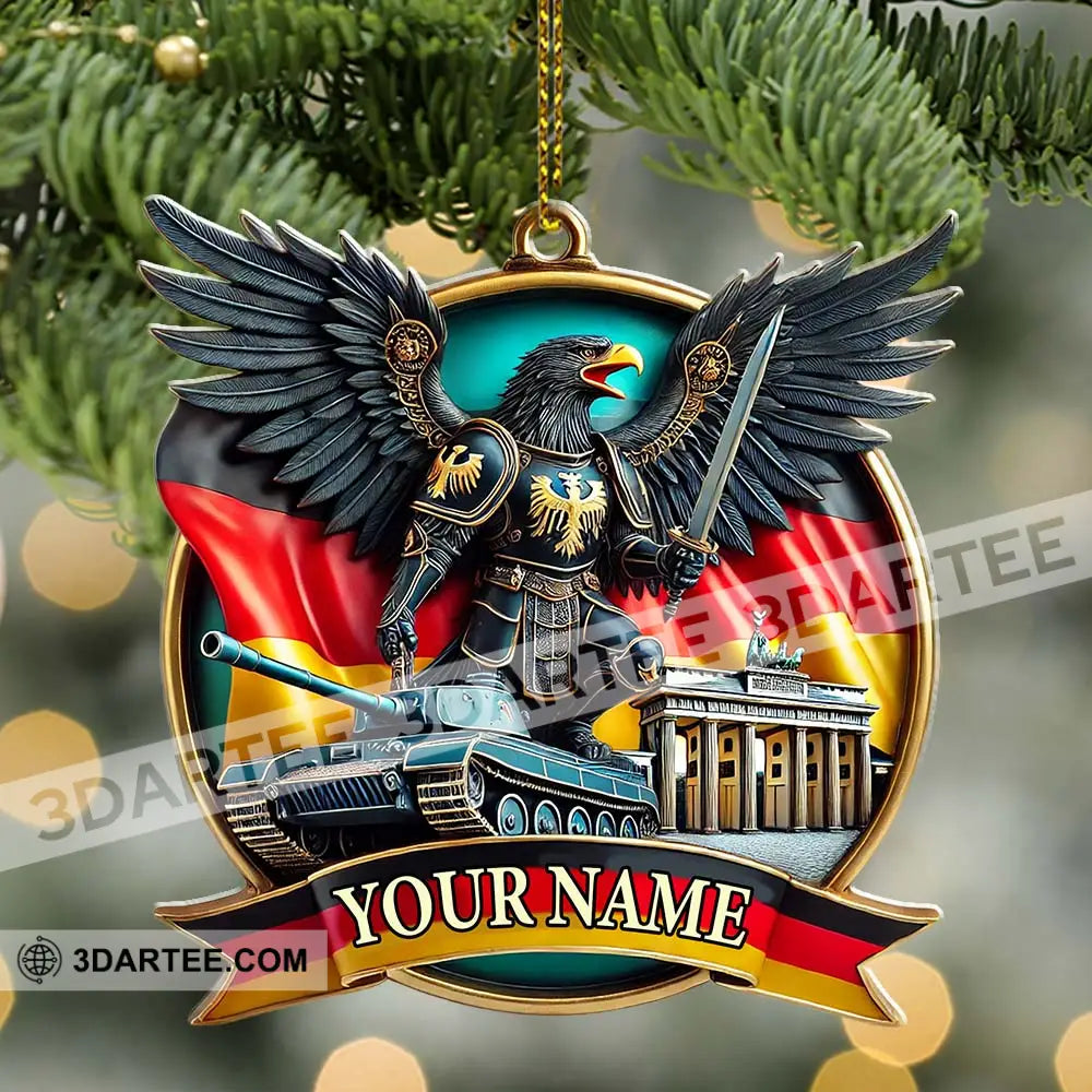 Custom Name Germany Ornament Christmas Gift For Lover