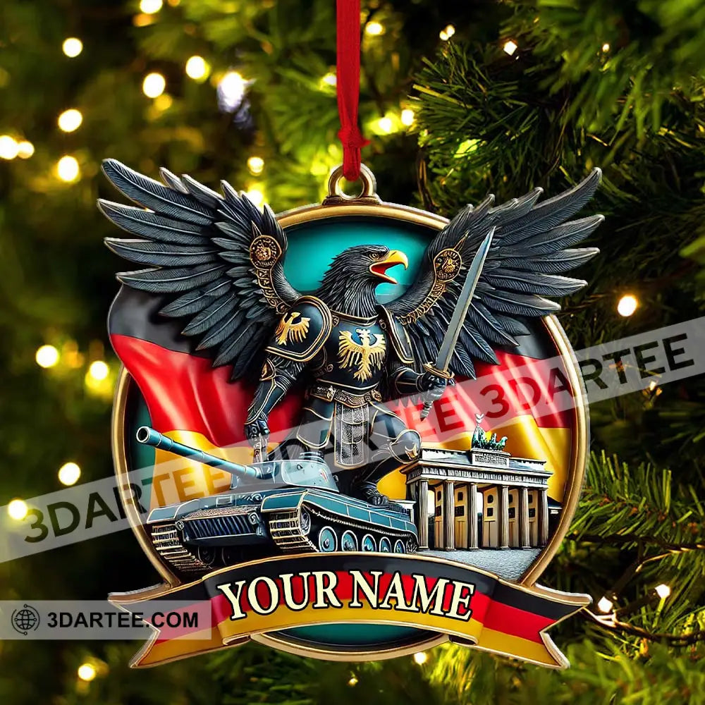 Custom Name Germany Ornament Christmas Gift For Lover