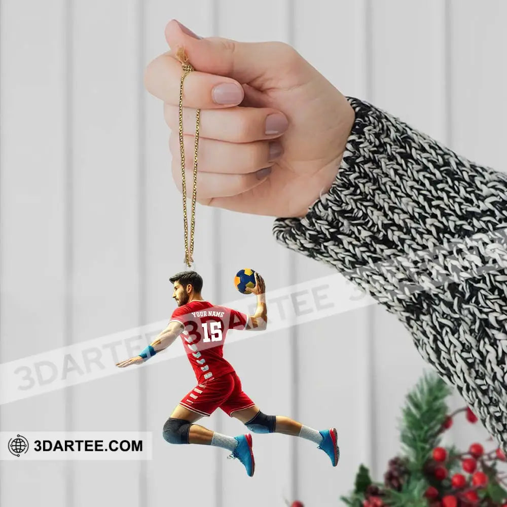 Custom Name Handball Ornament Christmas Gift For Lover