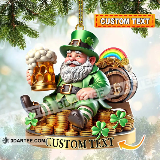 Custom Name Ireland Ornament Lover Christmas Gift