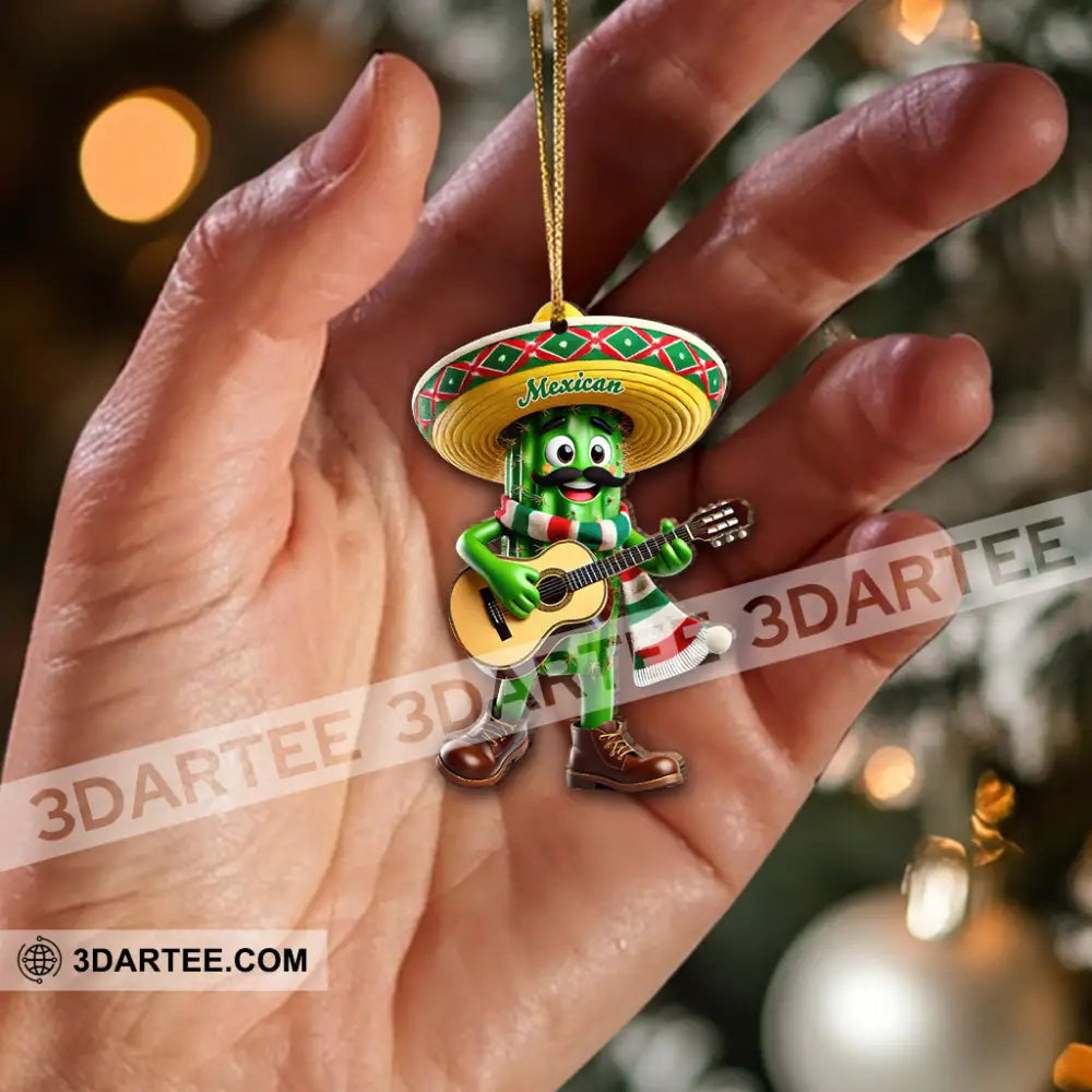 Custom Name Mexican Ornament Christmas Gift For Mexico Lover