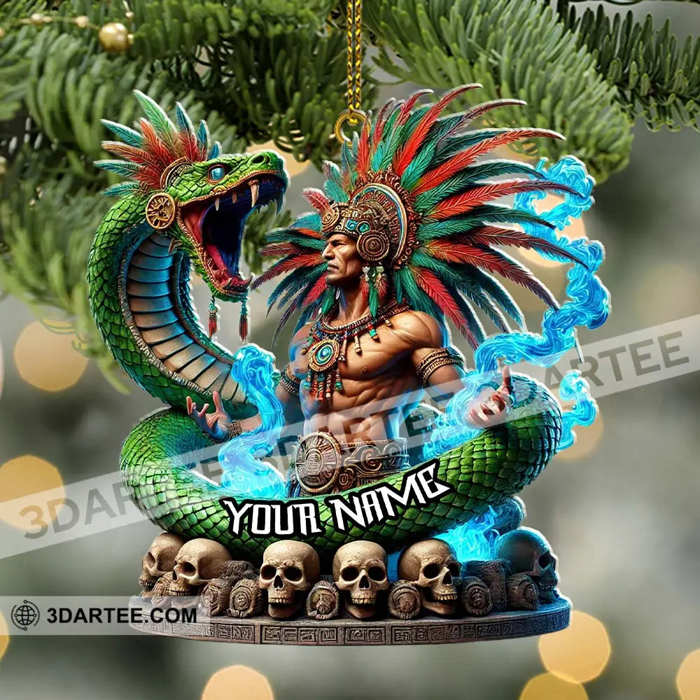 Custom Name Mexico Love Ornament Christmas Gift For Mexican