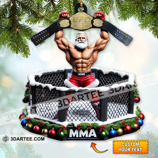 Custom Name Mma Boxing Ornament Lover Christmas Gift