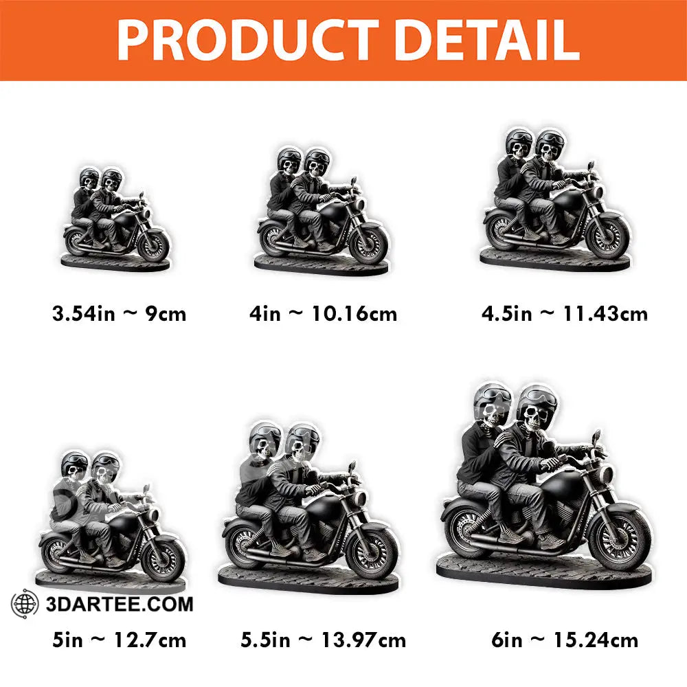 Custom Name Motorcycles Couple Fridge Magnet Gift For Lover