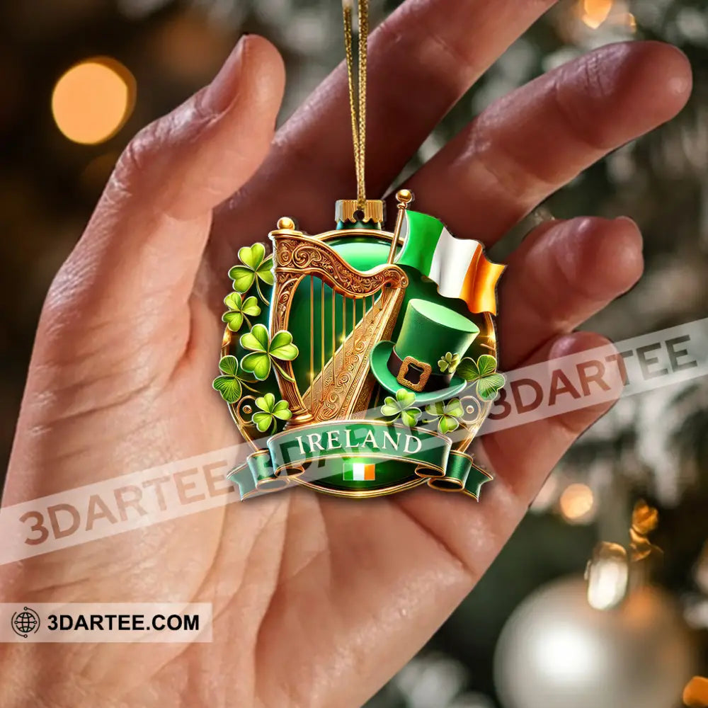 Custom Name Mountain Ireland Ornament Christmas Gift For Lover