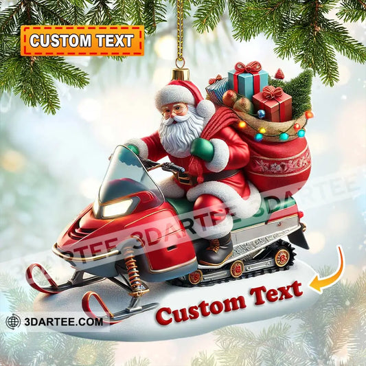 Custom Name Santa Ornament Christmas Gift Decoration