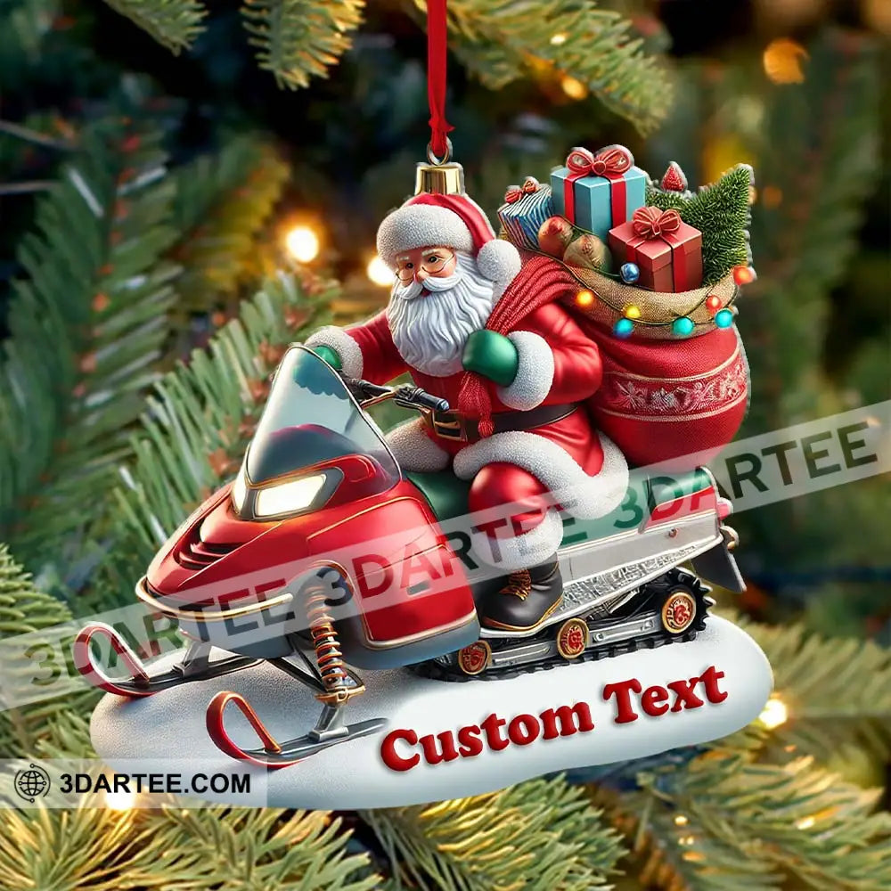 Custom Name Santa Ornament Christmas Gift Decoration