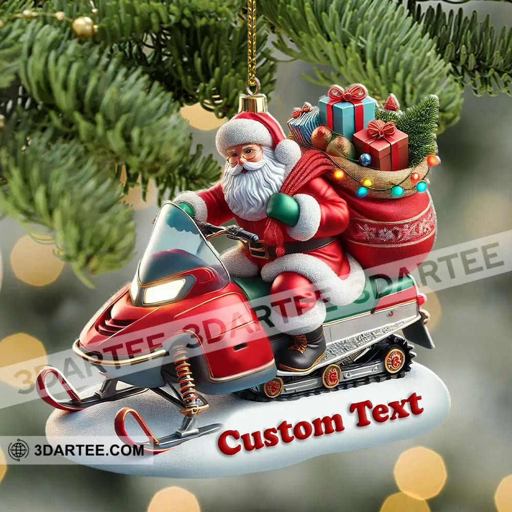 Custom Name Santa Ornament Christmas Gift Decoration