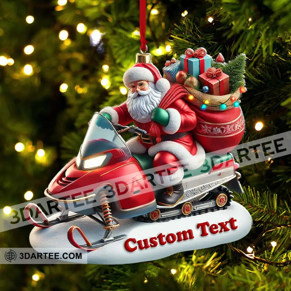 Custom Name Santa Ornament Christmas Gift Decoration