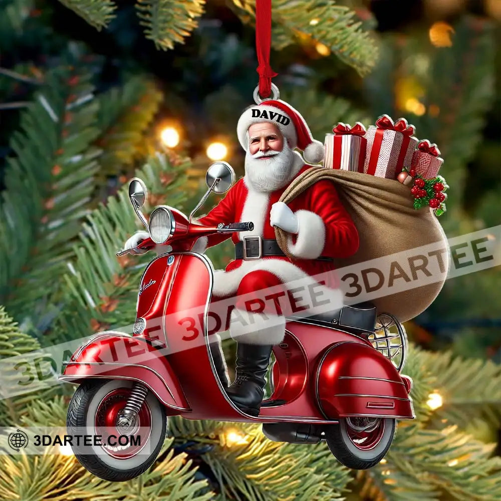 Custom Name Santa Ornament Christmas Gift Decoration