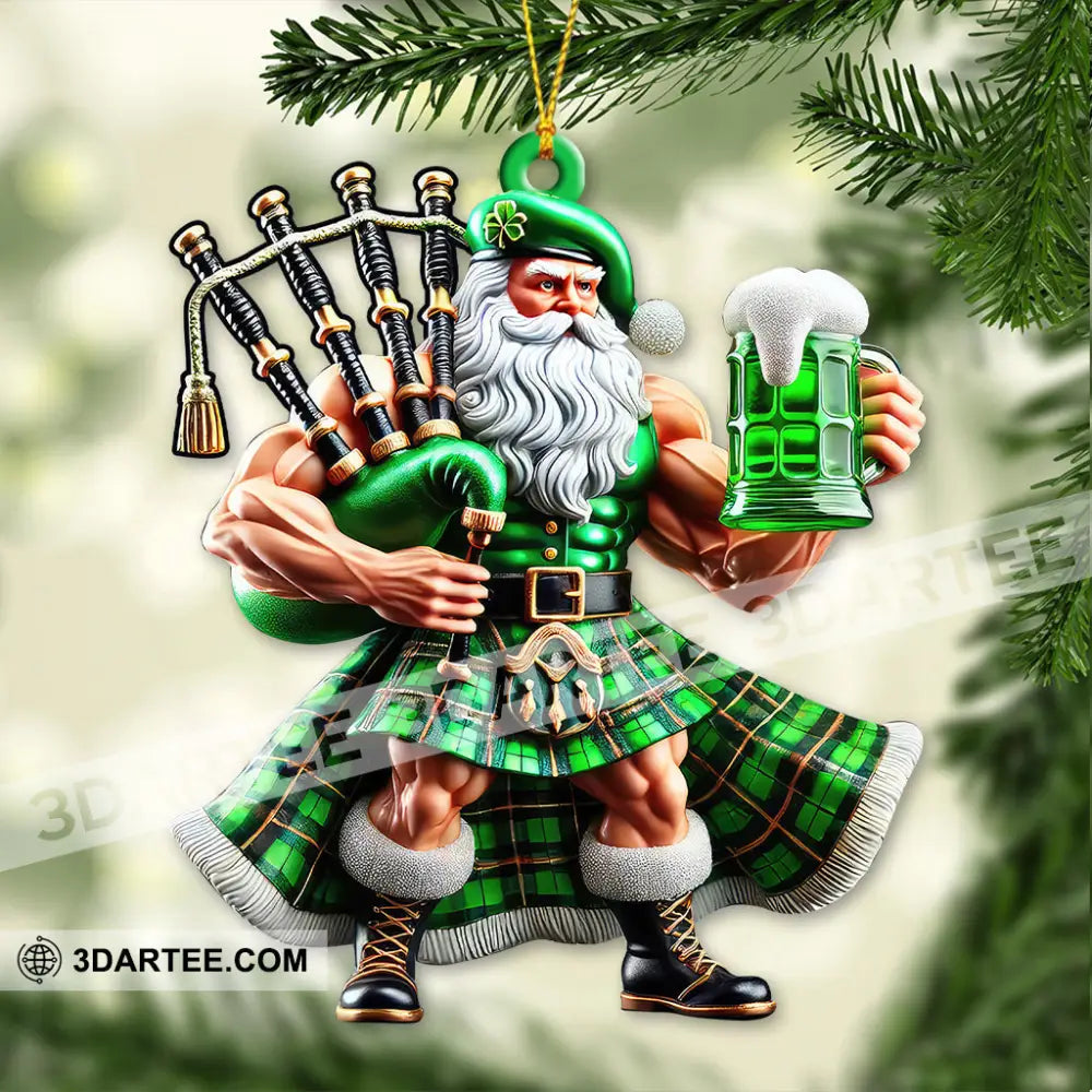 Custom Name Scotland Ornament Christmas Gift For Lover 3.54’’ / 1