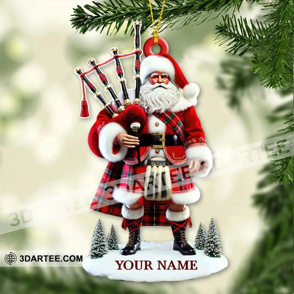 Custom Name Scotland Ornament Christmas Gift For Lover 3.54’’ / 1