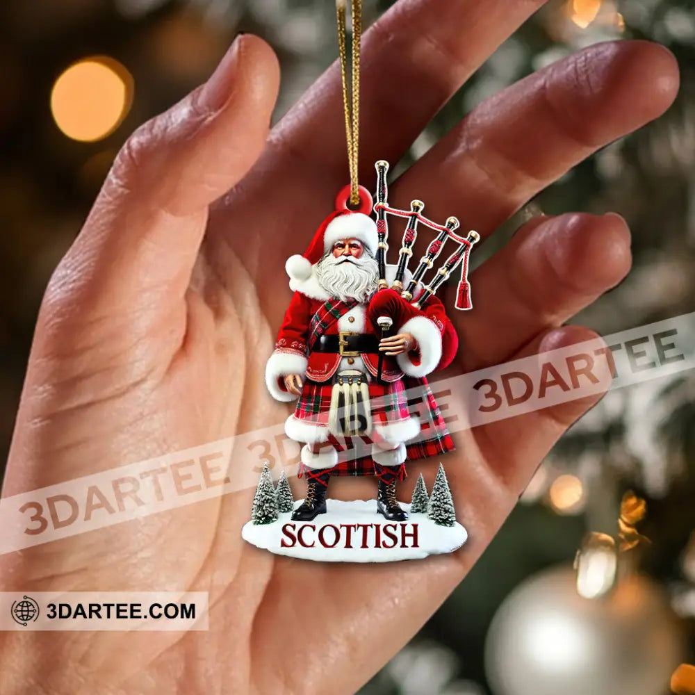 Custom Name Scotland Ornament Christmas Gift For Lover