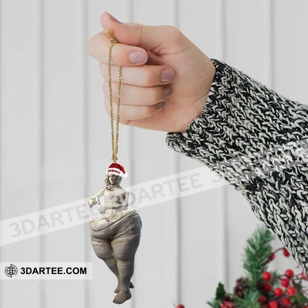 Custom Name Sculpture Artist Ornament Christmas Gift Decor