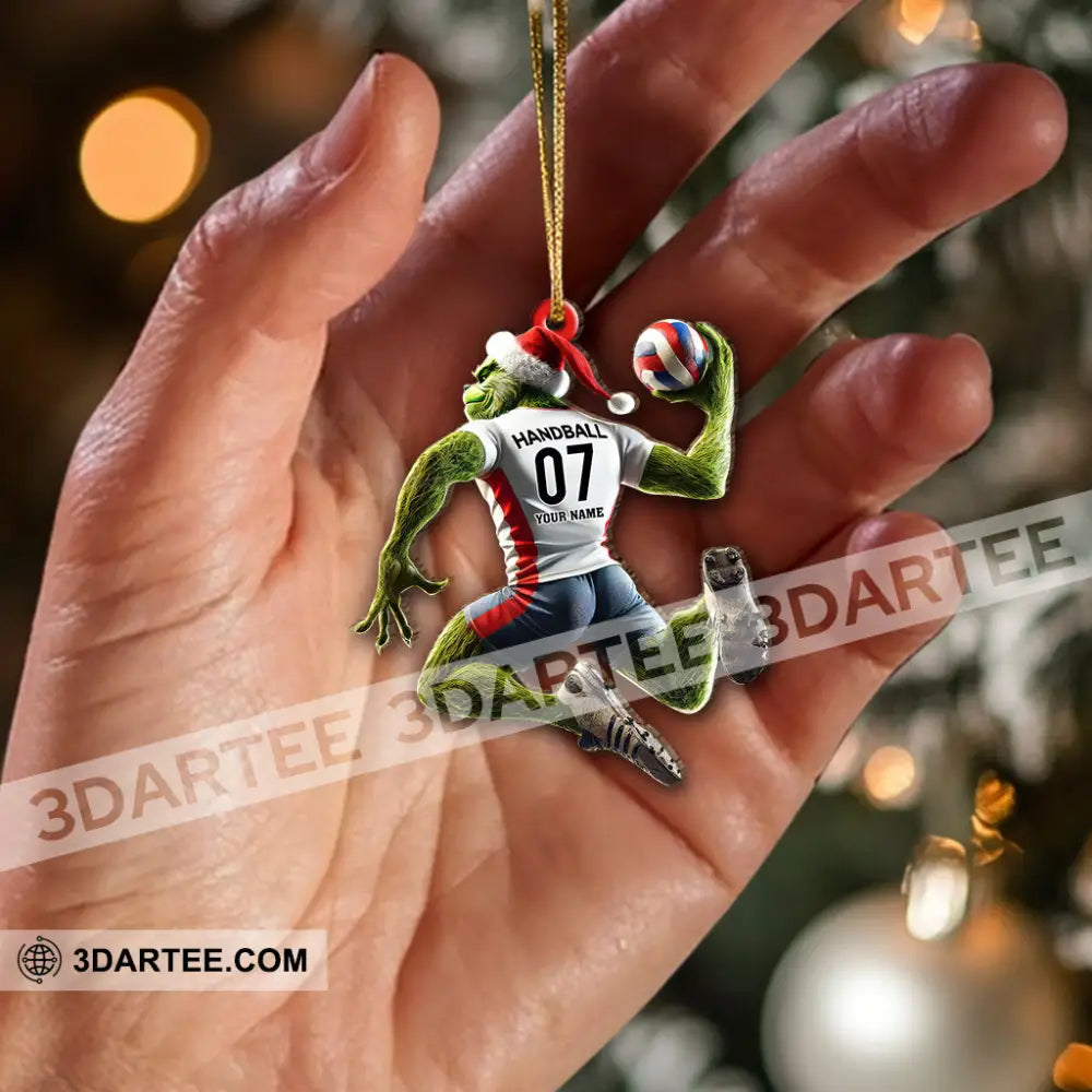 Custom Name Stink Christmas Handball Ornament Gift For Lover